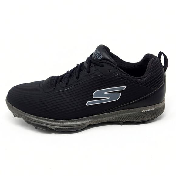 Skechers GO GOLF Pro 5 Mens 10 Black Lace Up Arch Fit Spiked Golf Shoes 214044 main image 6